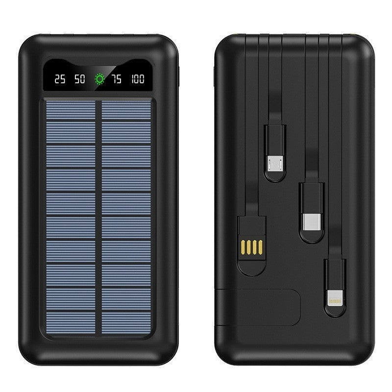 POWER BANK SOLAR 3 EN 1 PORTÁTIL