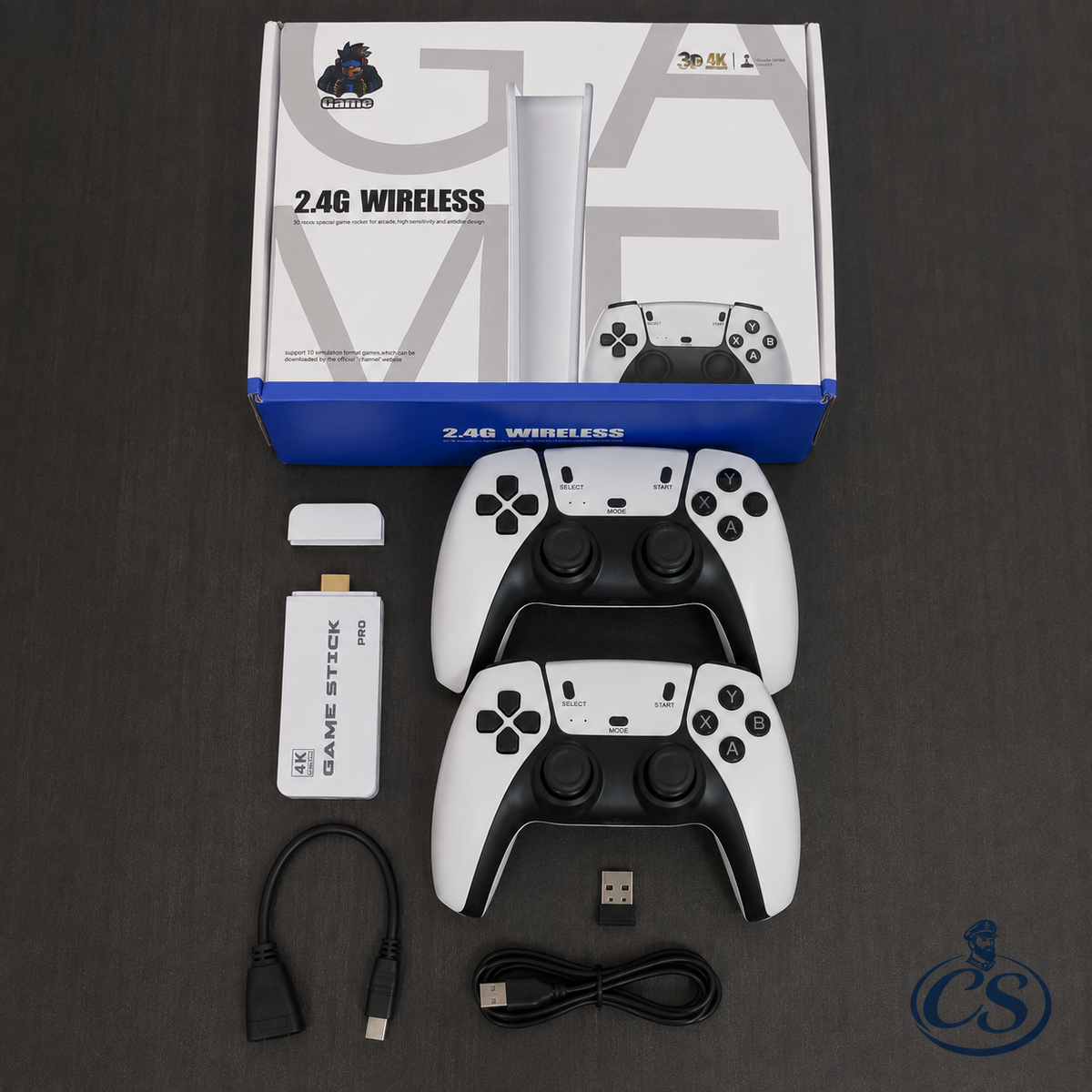CONSOLA RETRO PLAY PRO M15 PLUS 4K™: Consola con Más de 40.000 Juegos y 2 Mandos Inalámbricos para Diversión Sin Límites