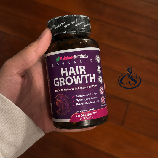 HAIR GROWTH ADVANCED™: Suplemento con 120 Cápsulas para Apoyar un Cabello Más Fuerte, Saludable y con Mejor Apariencia