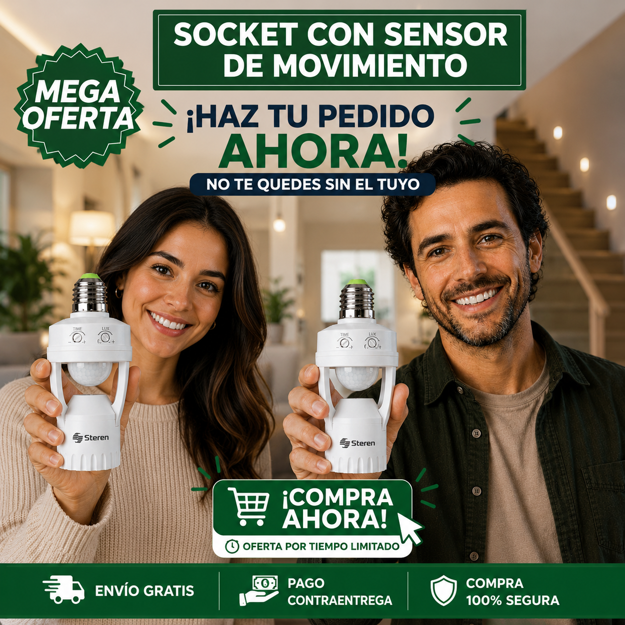 SOCKET CON SENSOR DE MOVIMIENTO™: Iluminación Inteligente para Optimizar el Consumo de Energía en tu Hogar