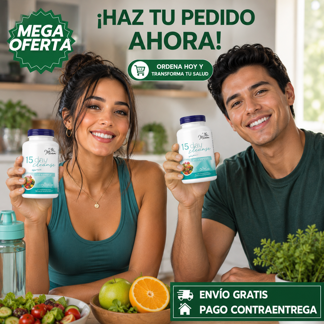 15 DAYS CLEANSE™: Fórmula Natural para Apoyar el Bienestar Digestivo y el Equilibrio Intestinal