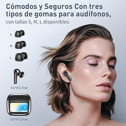 AUDIFONOS A9 PRO CON PANTALLA TÁCTIL
