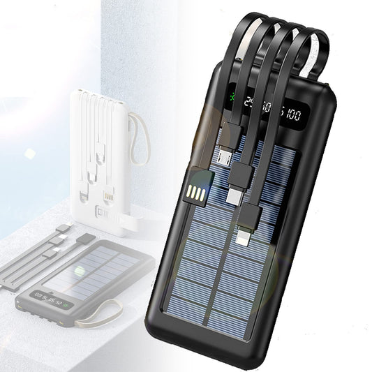 POWER BANK SOLAR 3 EN 1 PORTÁTIL