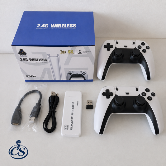 CONSOLA RETRO PLAY PRO M15 PLUS 4K™: Consola con Más de 40.000 Juegos y 2 Mandos Inalámbricos para Diversión Sin Límites