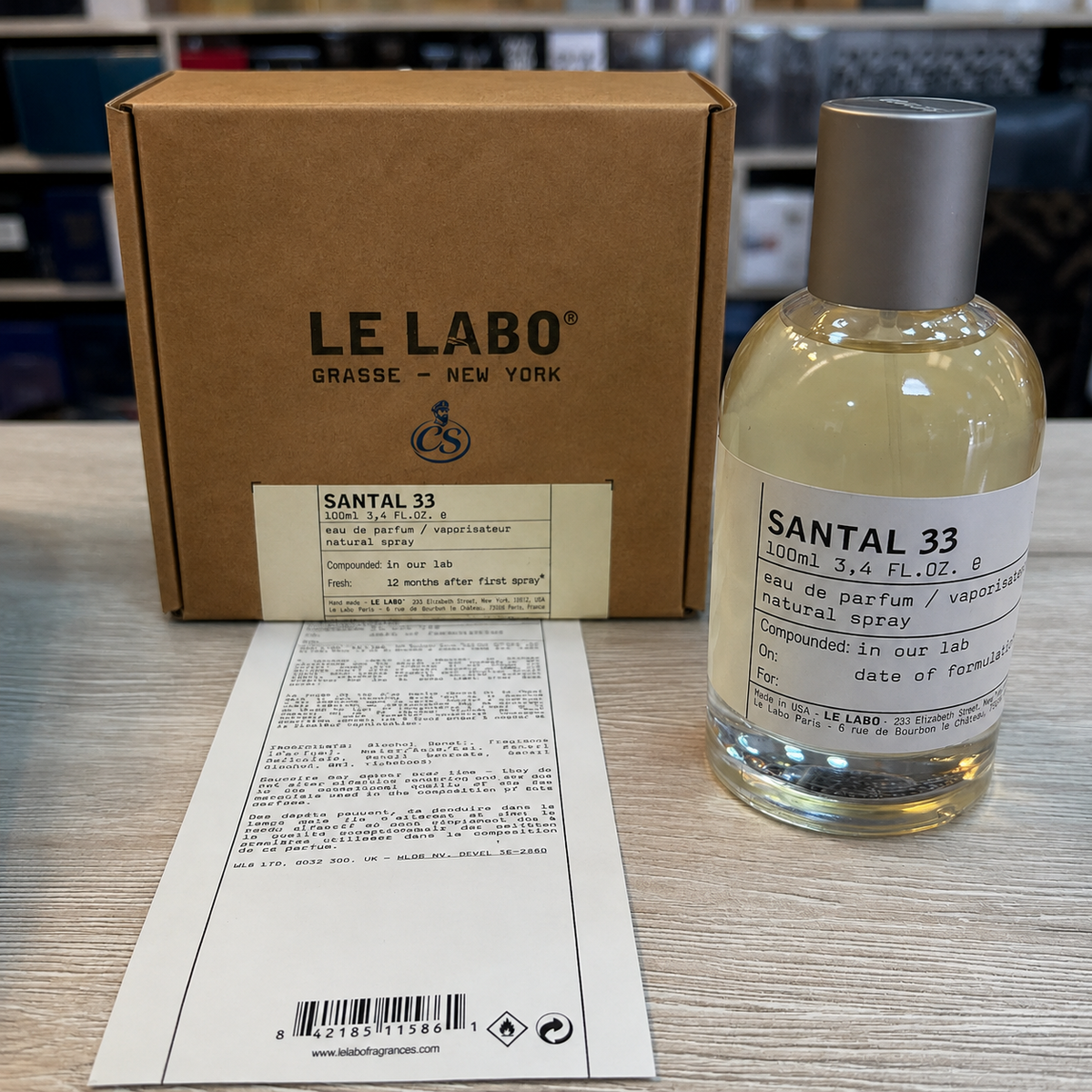 PERFUME SANTAL 33 100ML™: Fragancia Sofisticada con Notas Amaderadas para una Presencia Inolvidable