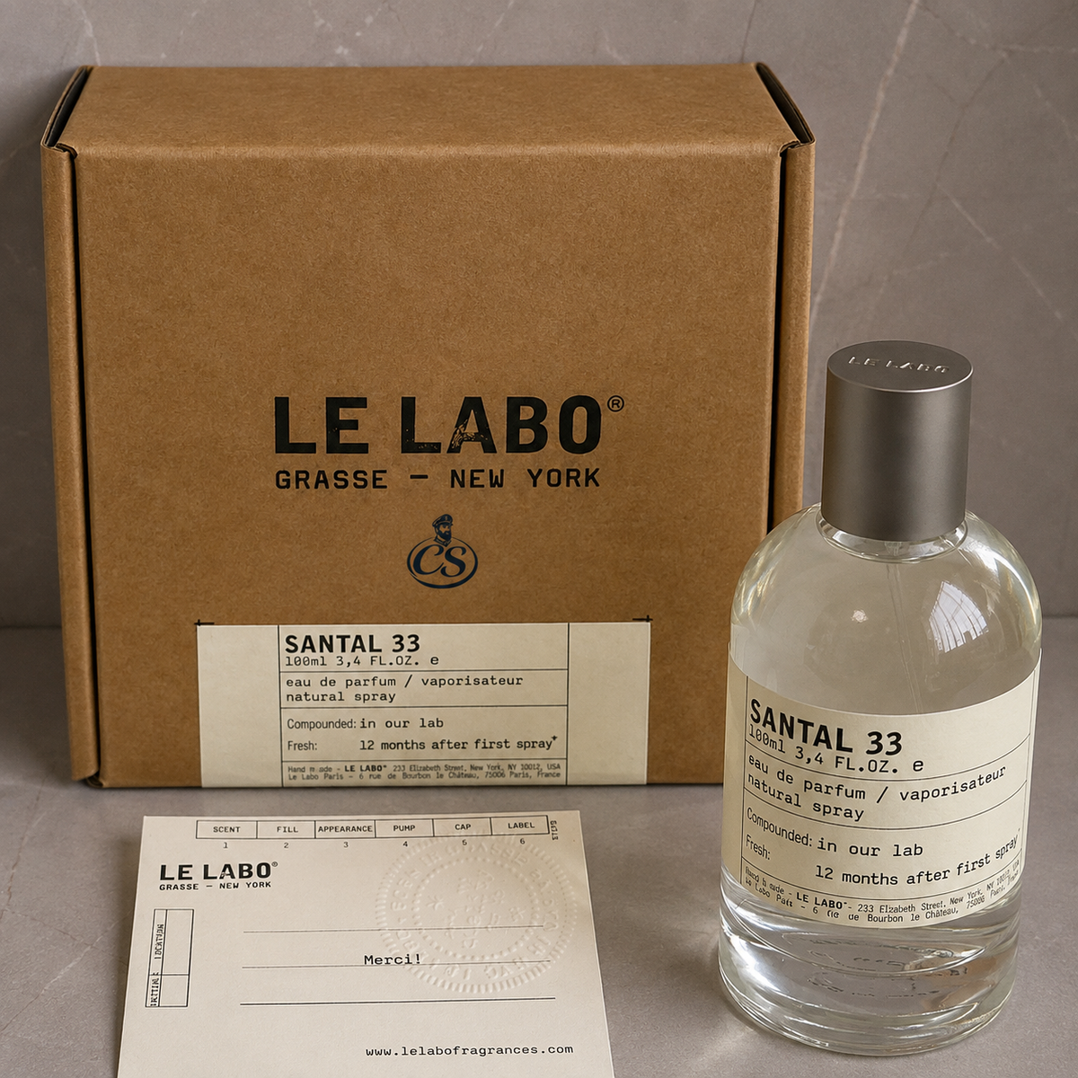PERFUME SANTAL 33 100ML™: Fragancia Sofisticada con Notas Amaderadas para una Presencia Inolvidable