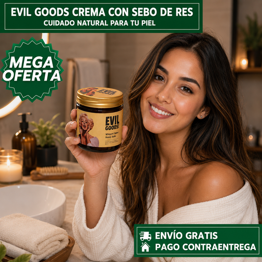 EVIL GOODS™ Crema: Bálsamo Nutritivo con Sebo de Res para Hidratación Profunda y Cuidado Integral de la Piel