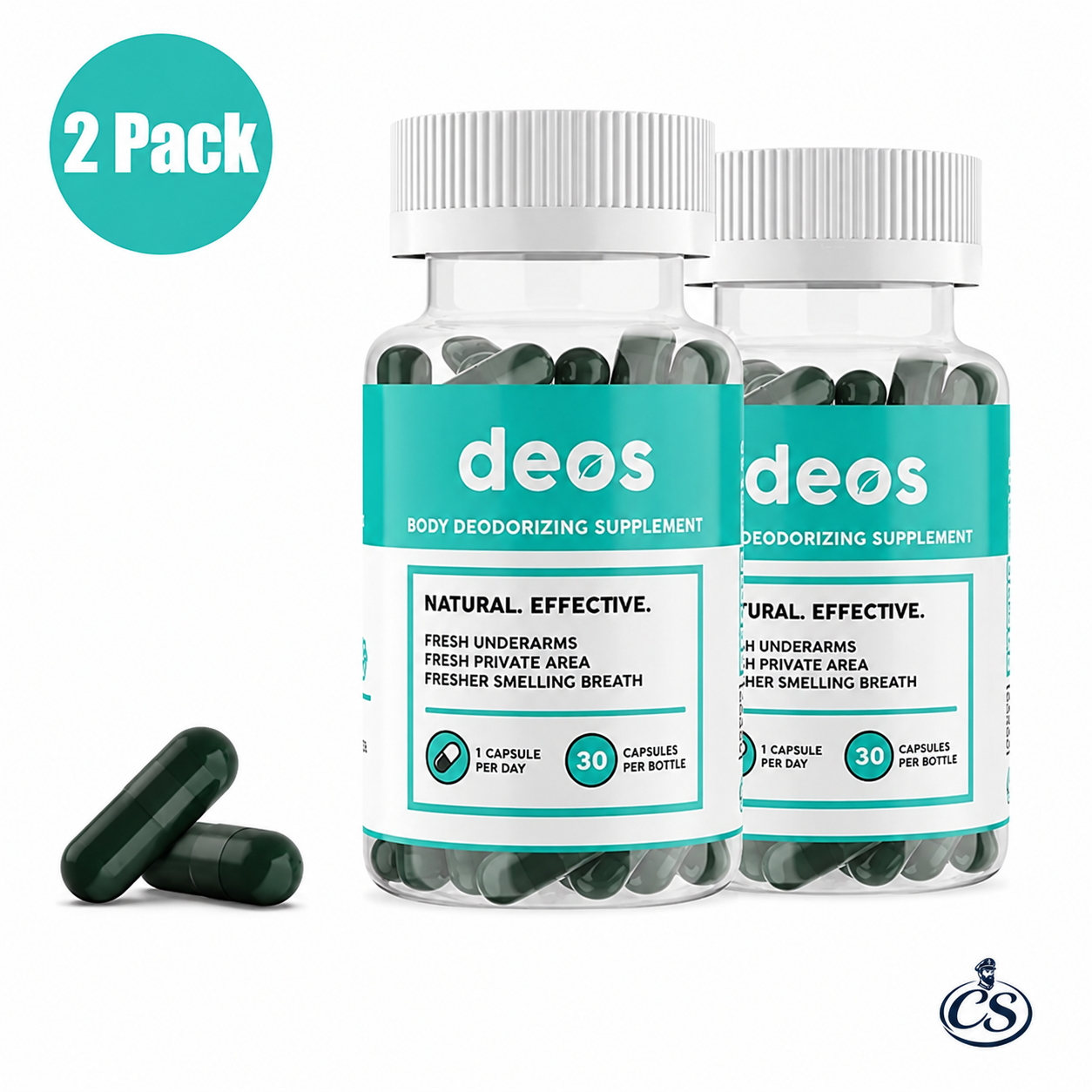 DEOS™ 2x1: Suplemento con Clorofila, Menta y Perejil para Favorecer una Sensación de Frescura y Bienestar Diario