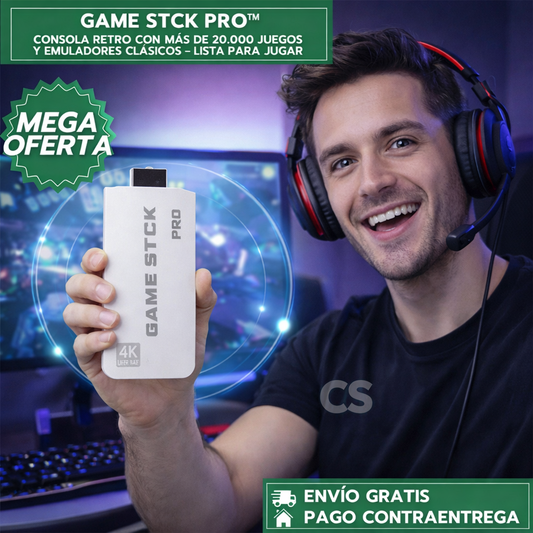 CONSOLA RETRO PLAY PRO™: Revive clásicos con más de 20.000 juegos