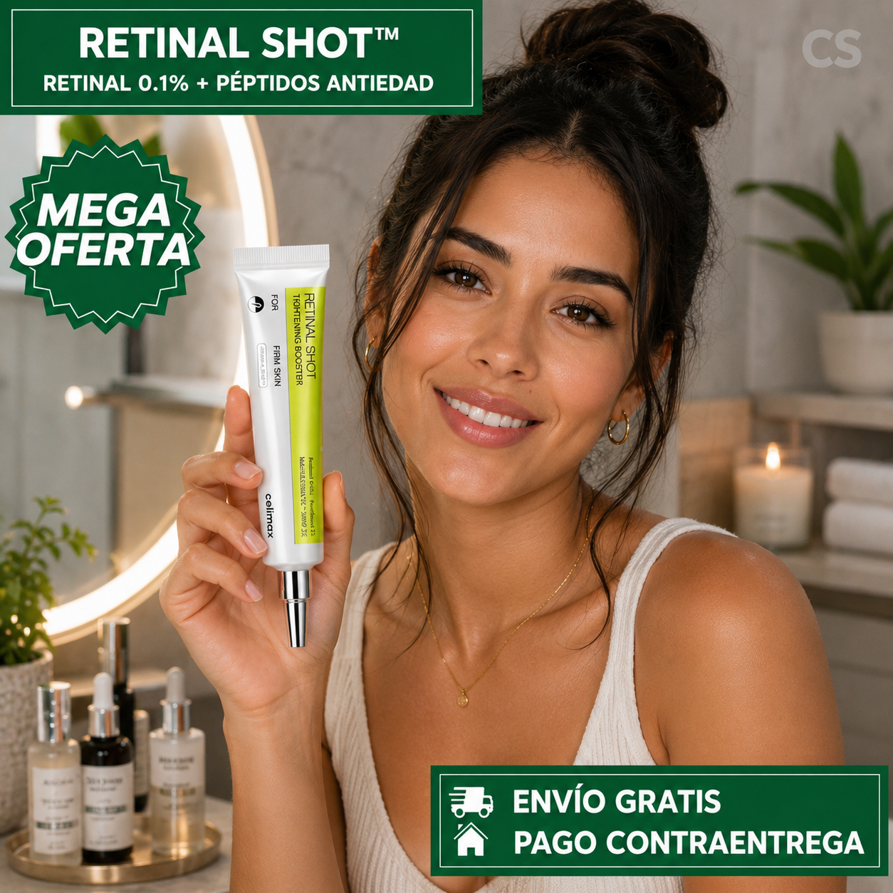 RETINAL SHOT CELIMAX™: Sérum Coreano con Retinal y Péptidos para una Piel Más Firme y Radiante