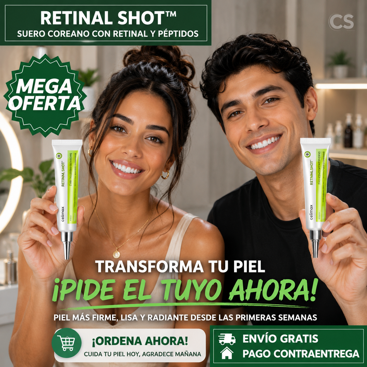 RETINAL SHOT CELIMAX™: Sérum Coreano con Retinal y Péptidos para una Piel Más Firme y Radiante