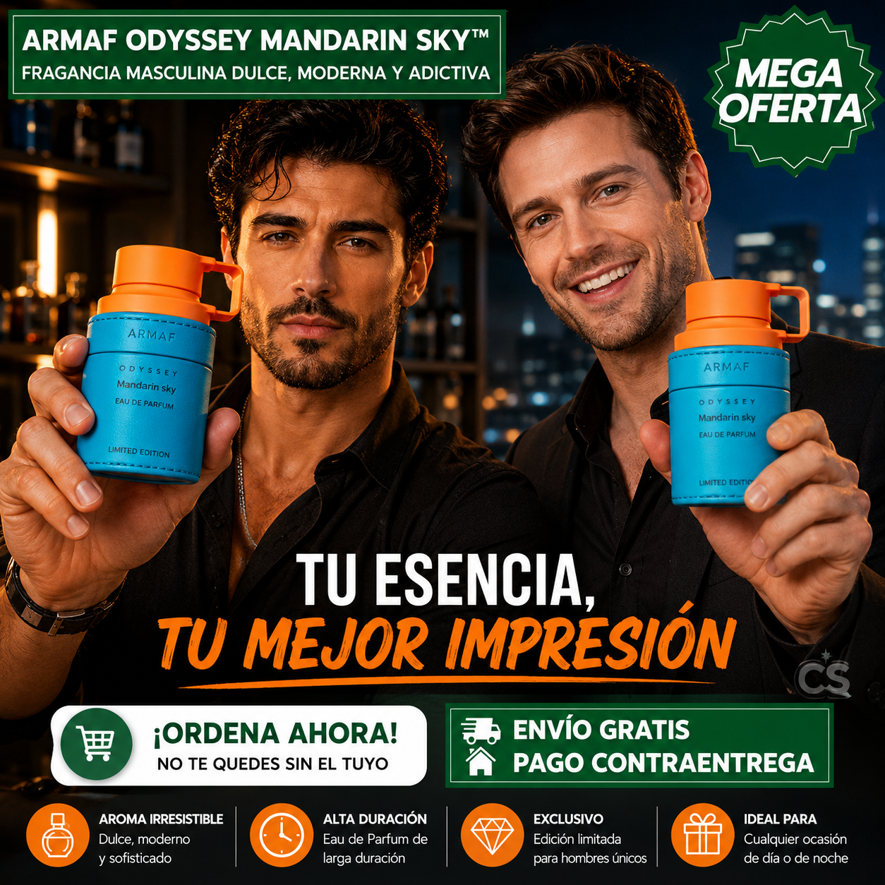 ARMAF ODYSSEY MANDARIN SKY™: Aroma Exclusivo de Larga Duración para Hombres con Estilo