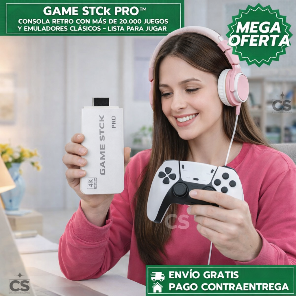 CONSOLA RETRO PLAY PRO™: Revive clásicos con más de 20.000 juegos