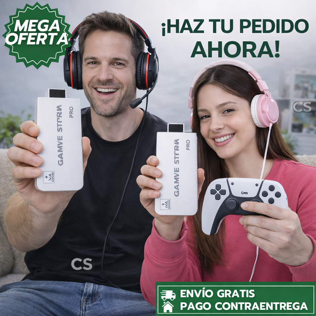 CONSOLA RETRO PLAY PRO™: Revive clásicos con más de 20.000 juegos