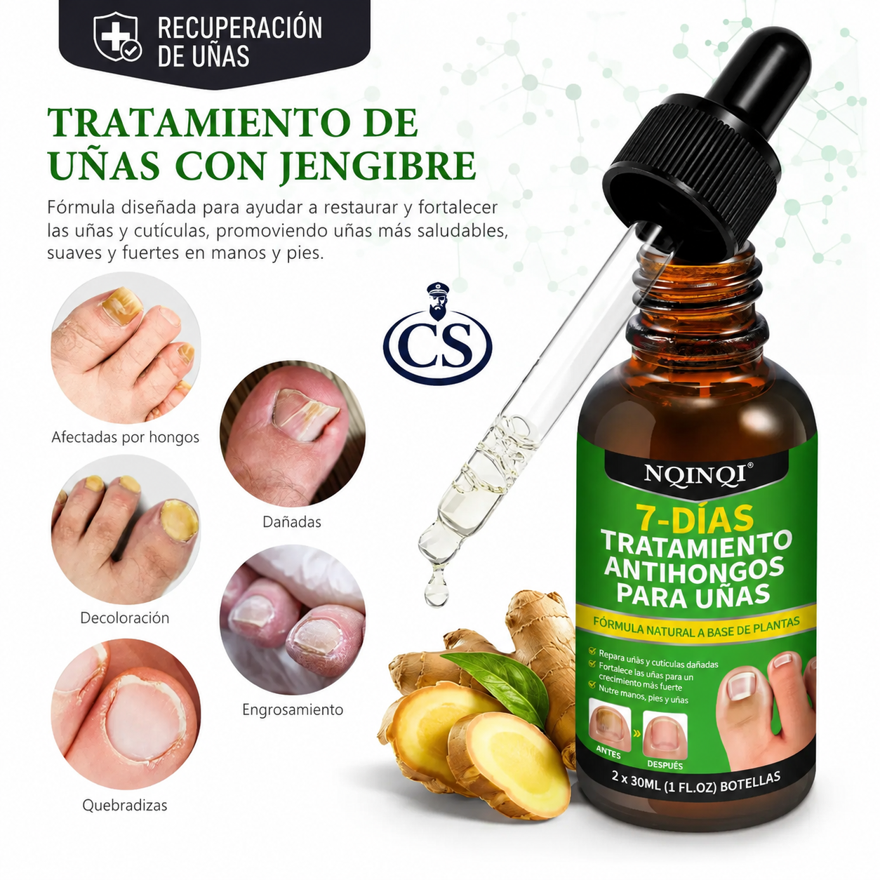 Suero Anti Hongos 7Days™: Fórmula de Cuidado para Mantener Uñas con Apariencia Saludable y Bien Cuidada